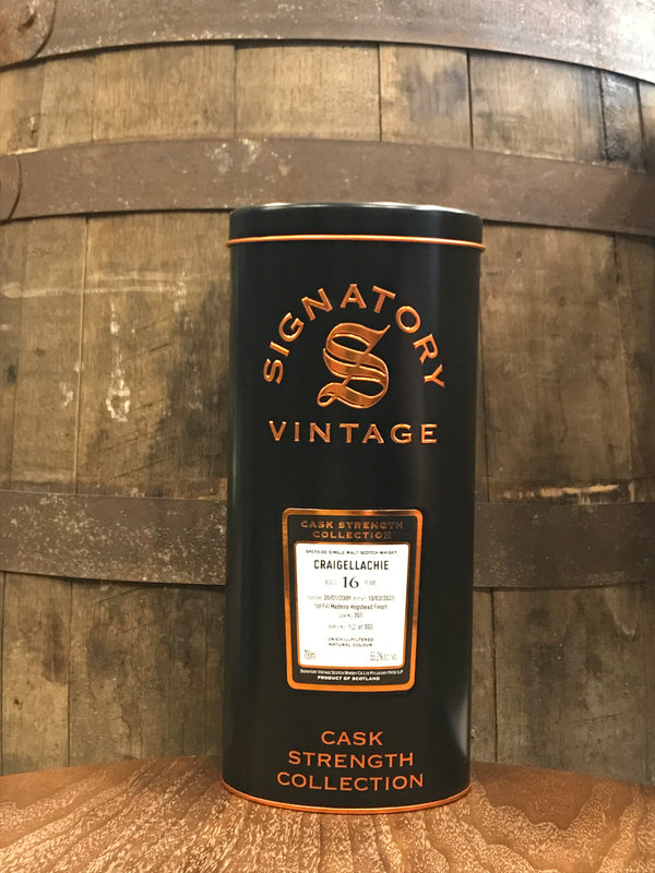 Signatory Vintage Craigellachie 16 Years Cask Strength Collection 55,2% 0,7L