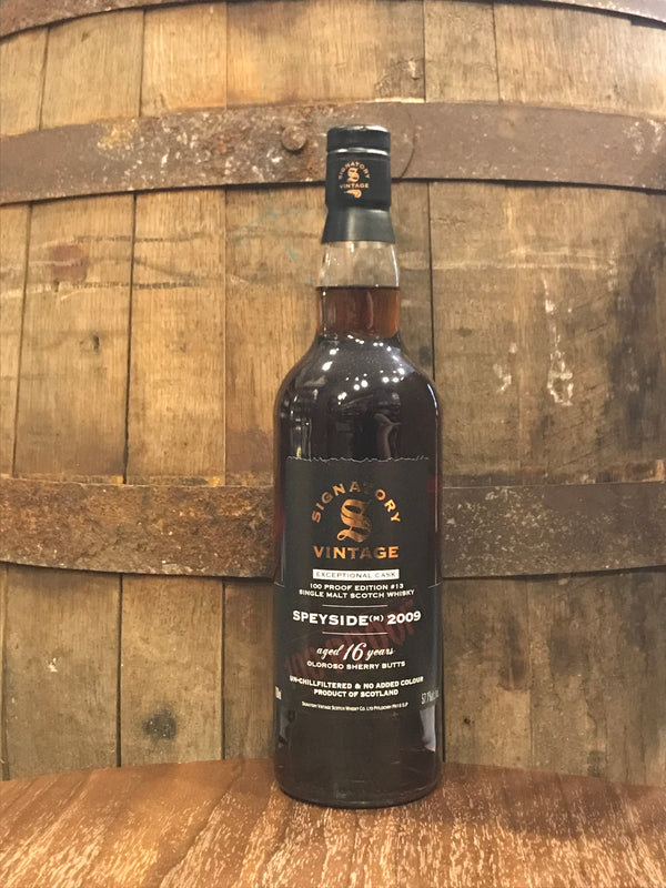Signatory Vintage Exceptional Cask 100 Proof Series Edition #13 Speyside (M) 16 Years 57,1% 0,7L