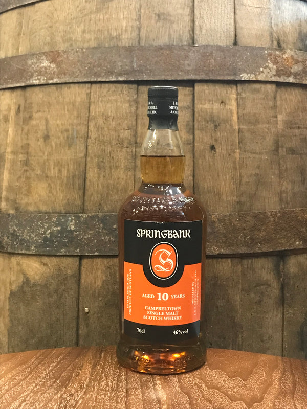 Springbank 10 Years 46% 0,7L max. 1 Flasche pro Haushalt