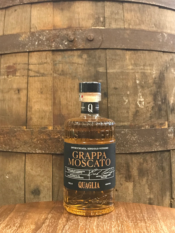 Quaglia Grappa Moscato Invecchiata 40% 0,7L