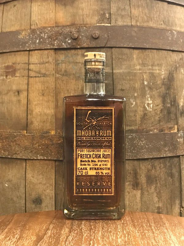 Mhoba French Cask Rum Batch No. 2023FCL 65% 0,7L