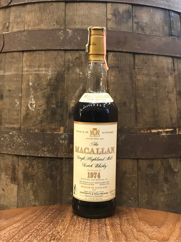 Macallan 18 Years 1974 43% 0,7L