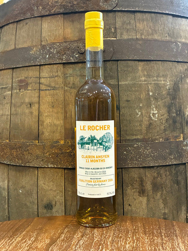 Le Rocher Single Cask Clairin Ansyen 11 Months 51% 0,7L