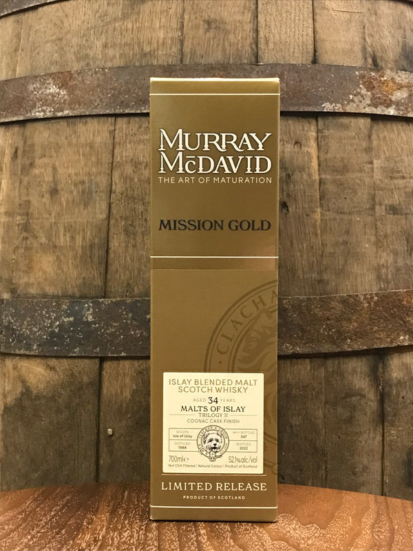 Murray McDavid Mission Gold Malts of Islay Trilogy II 34 Years 52,1% 0,7L