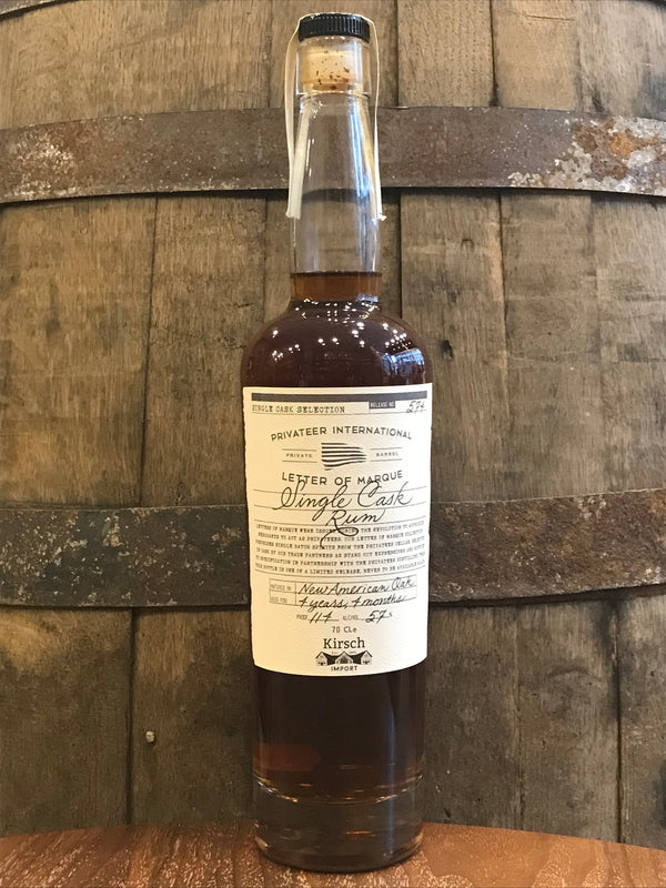 Privateer International Letter of Marque Release No. 574 Single Cask Rum 57% 0,7L